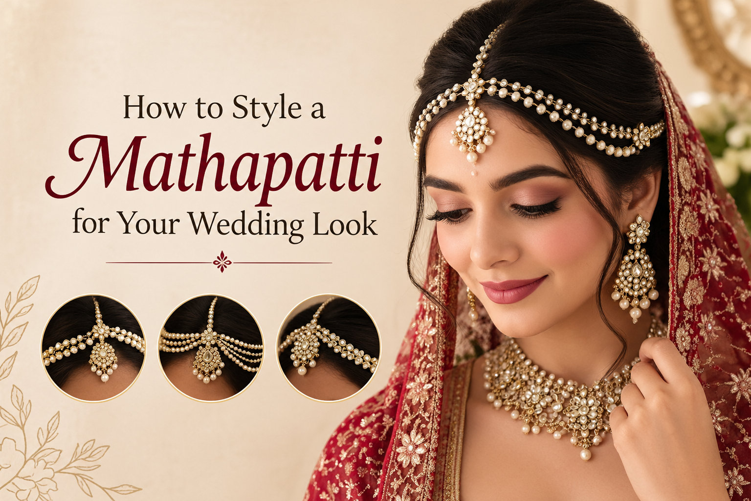 How to Style a Mathapatti for Your Wedding Look